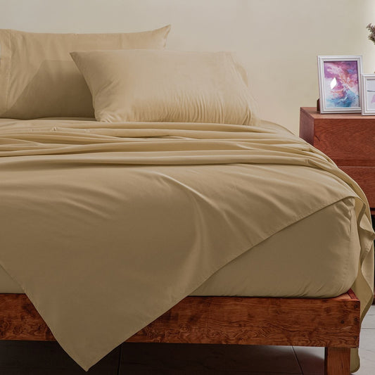 Juego De Sábanas King Size 4 Pieza Suaves Y Lisas Alviria