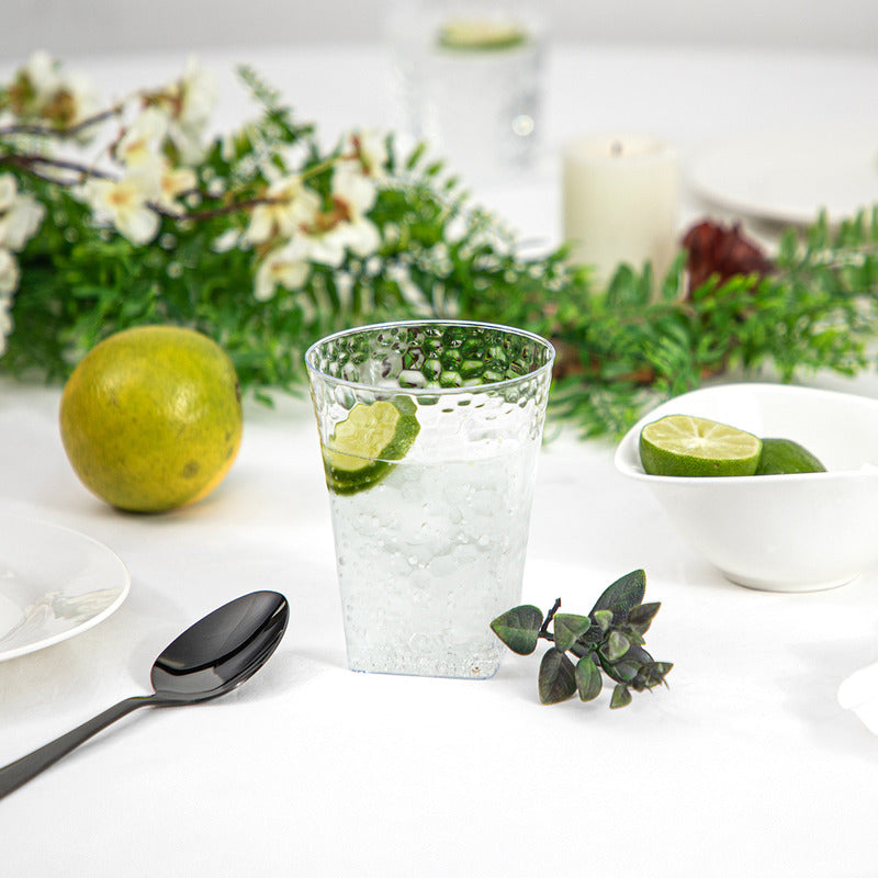 Juego De 100 Vasos De Plástico Creta 12 Oz Transparente