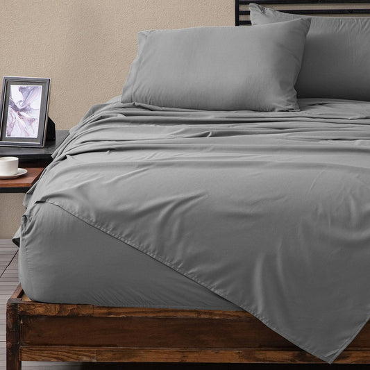 Juego De Sábanas Matrimonial 4 Pieza Suaves Y Lisas Alviria