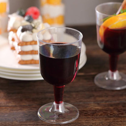 Juego Copas De Vino 50 Piezas Transparentes 5 Oz (148ml) Transparente