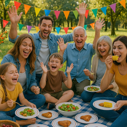 50 Platos De Plástico Desechables Elegante. Para 25 Personas