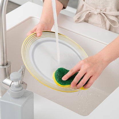 Platos De Plástico Para Fiesta Borde Líneas Doradas 50 Pzas