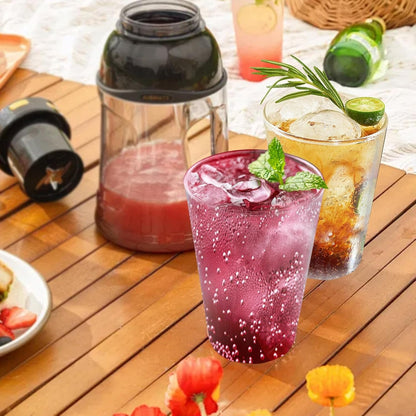 100 Piezas Vasos Transparentes Elegantes 12 Onzas (355ml) Trasparente