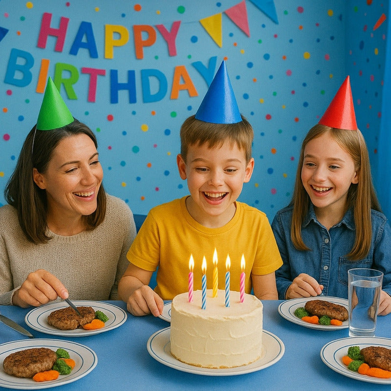 50 Platos De Plástico Desechables Elegante. Para 25 Personas