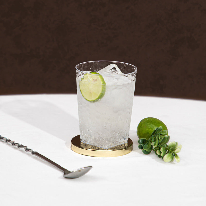 Juego De 100 Vasos De Plástico Creta 12 Oz Transparente