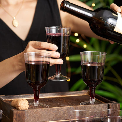 Juego Copas De Vino 50 Piezas Transparentes 5 Oz (148ml) Transparente