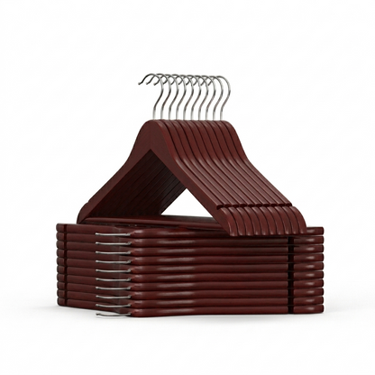 Ganchos de Madera Caoba · Set 20 piezas