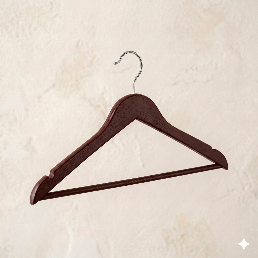 Ganchos de Madera Caoba · Set 20 piezas