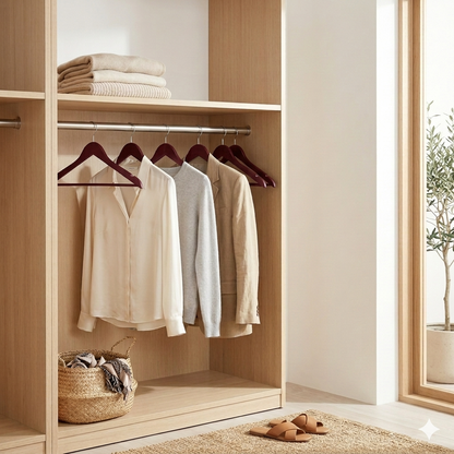 Ganchos de Madera Caoba · Set 20 piezas
