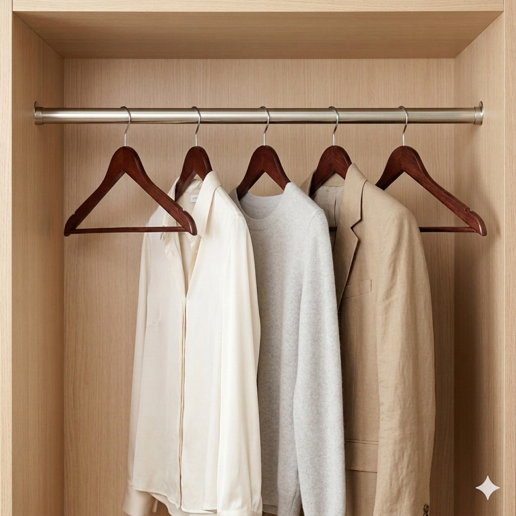 Ganchos de Madera Caoba · Set 20 piezas