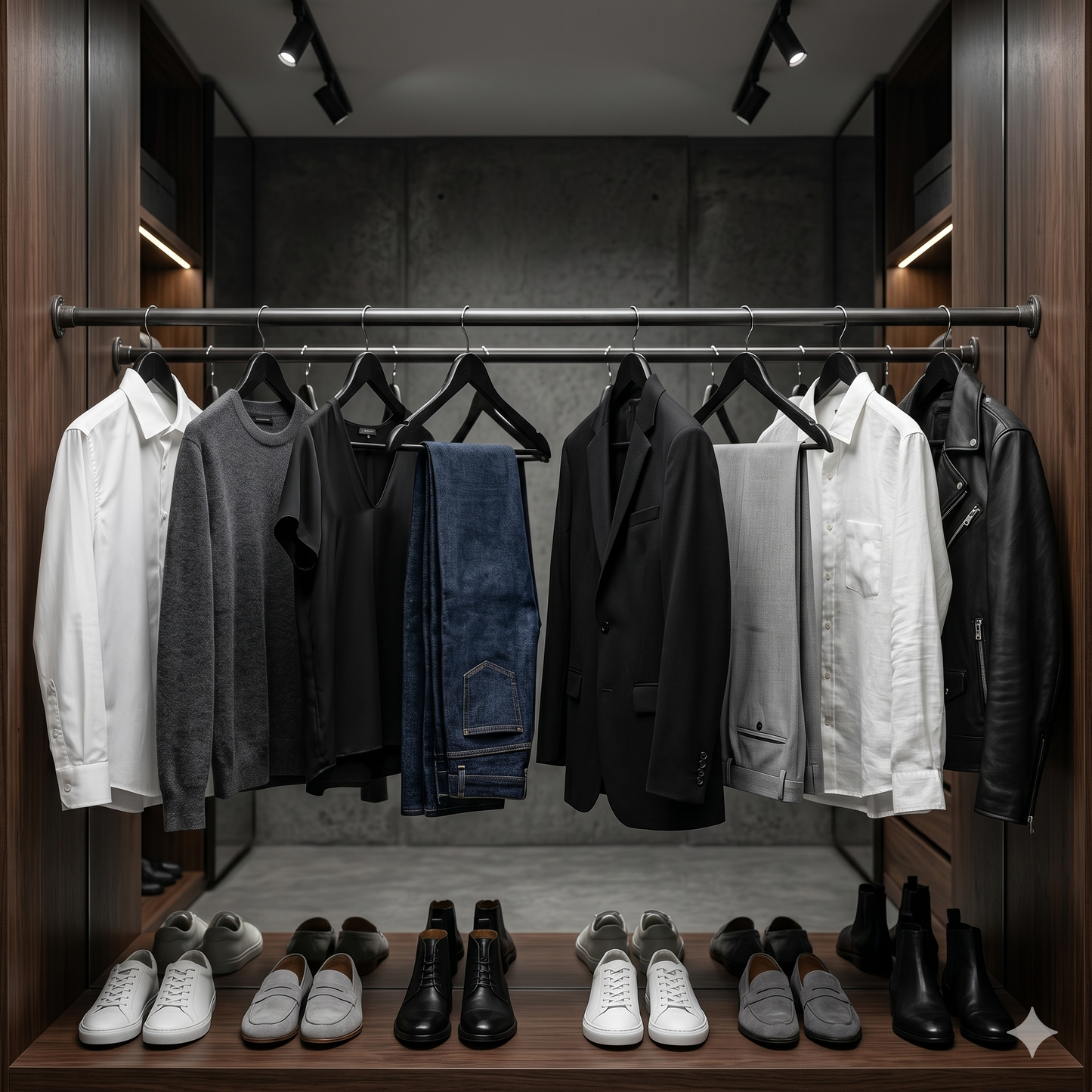 Ganchos de Madera Negro · Set 20 piezas