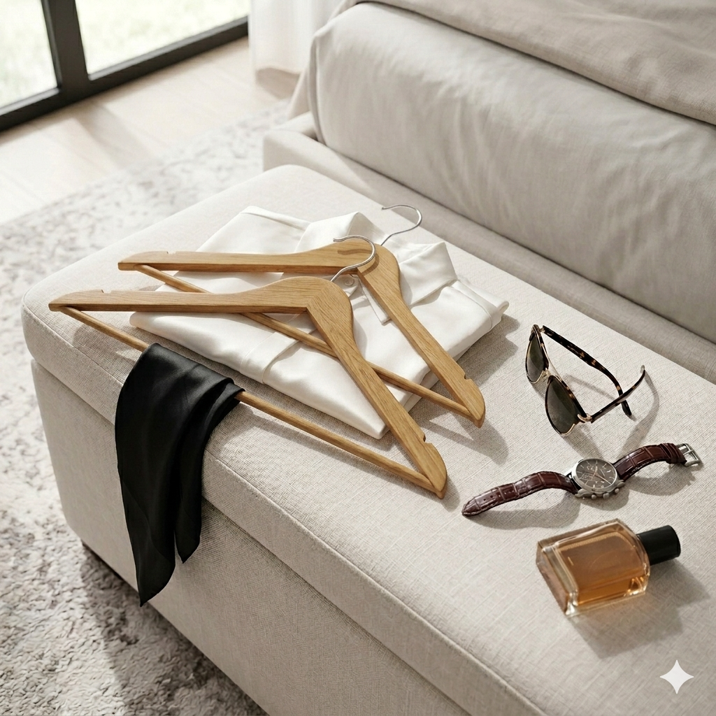 Ganchos de Madera Natural · Set 20 piezas