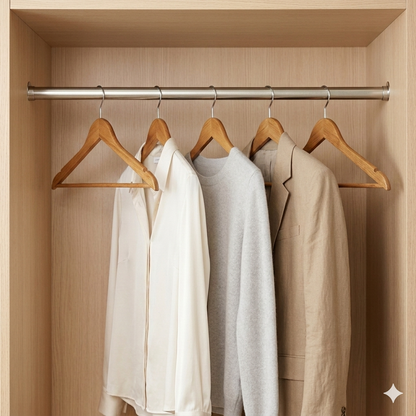 Ganchos de Madera Natural · Set 20 piezas