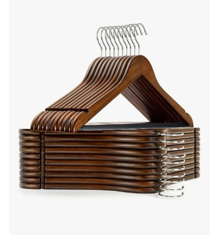 Ganchos de Madera Nogal · Set 20 piezas
