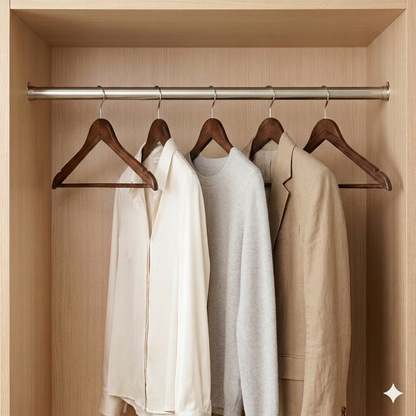 Ganchos de Madera Nogal · Set 20 piezas