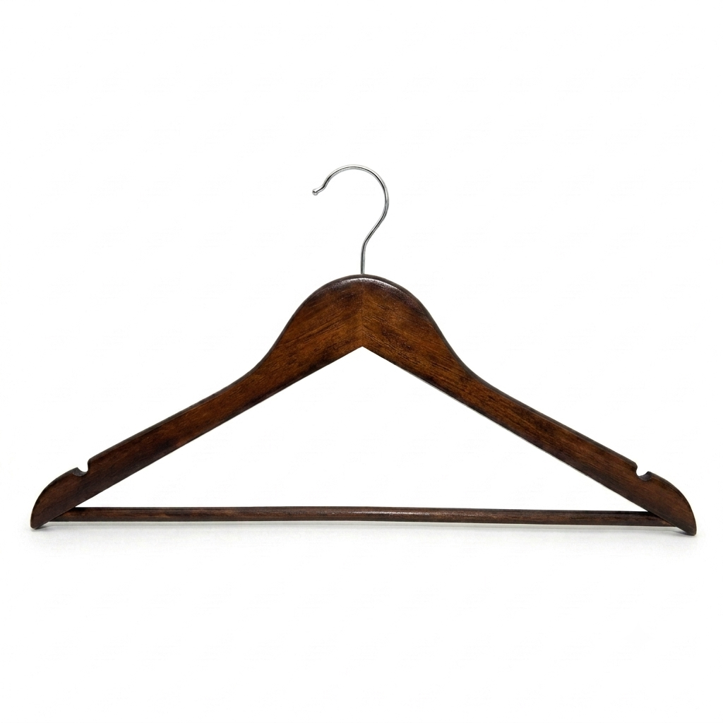 Ganchos de Madera Nogal · Set 20 piezas