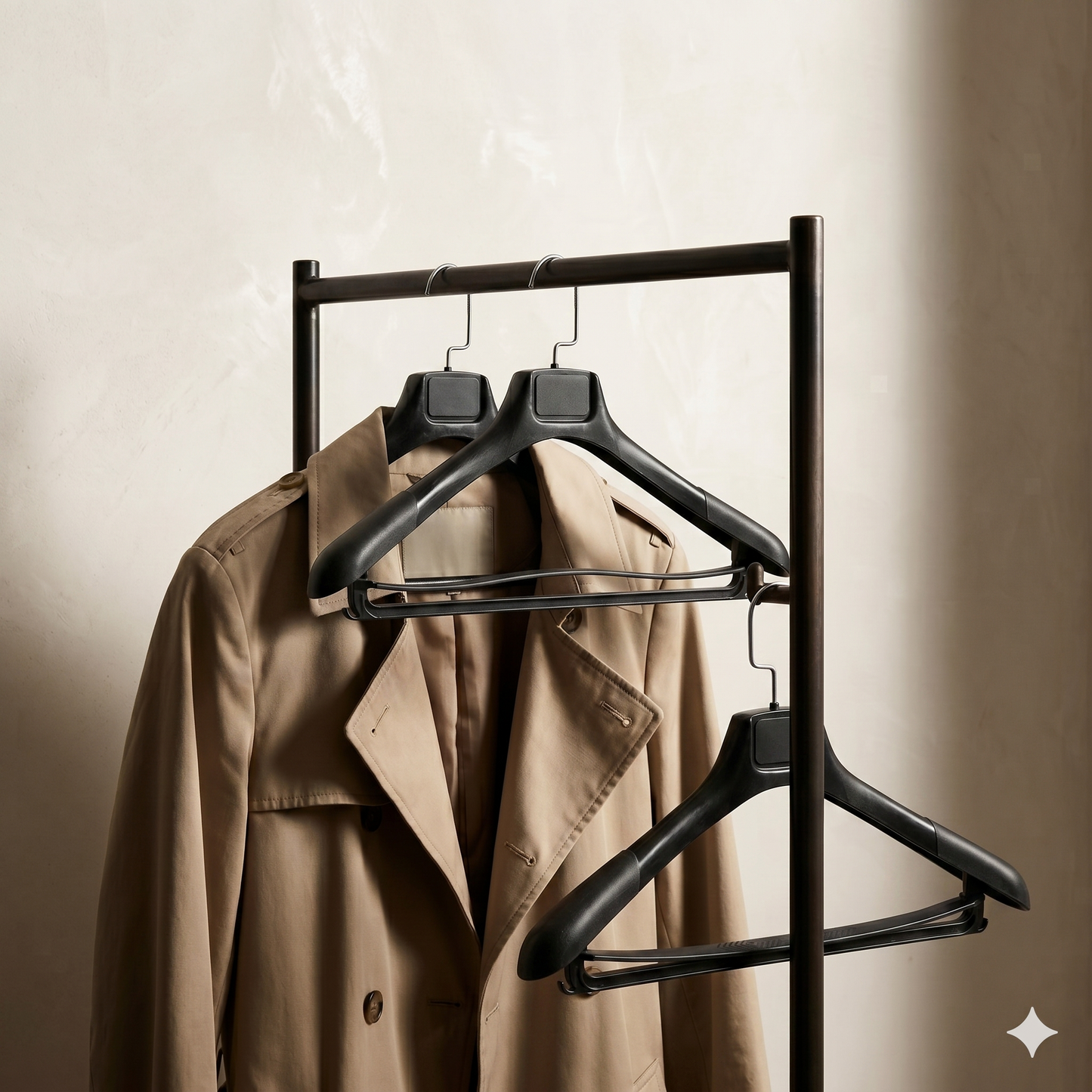 Ganchos de Plástico para Traje · Set 10 piezas