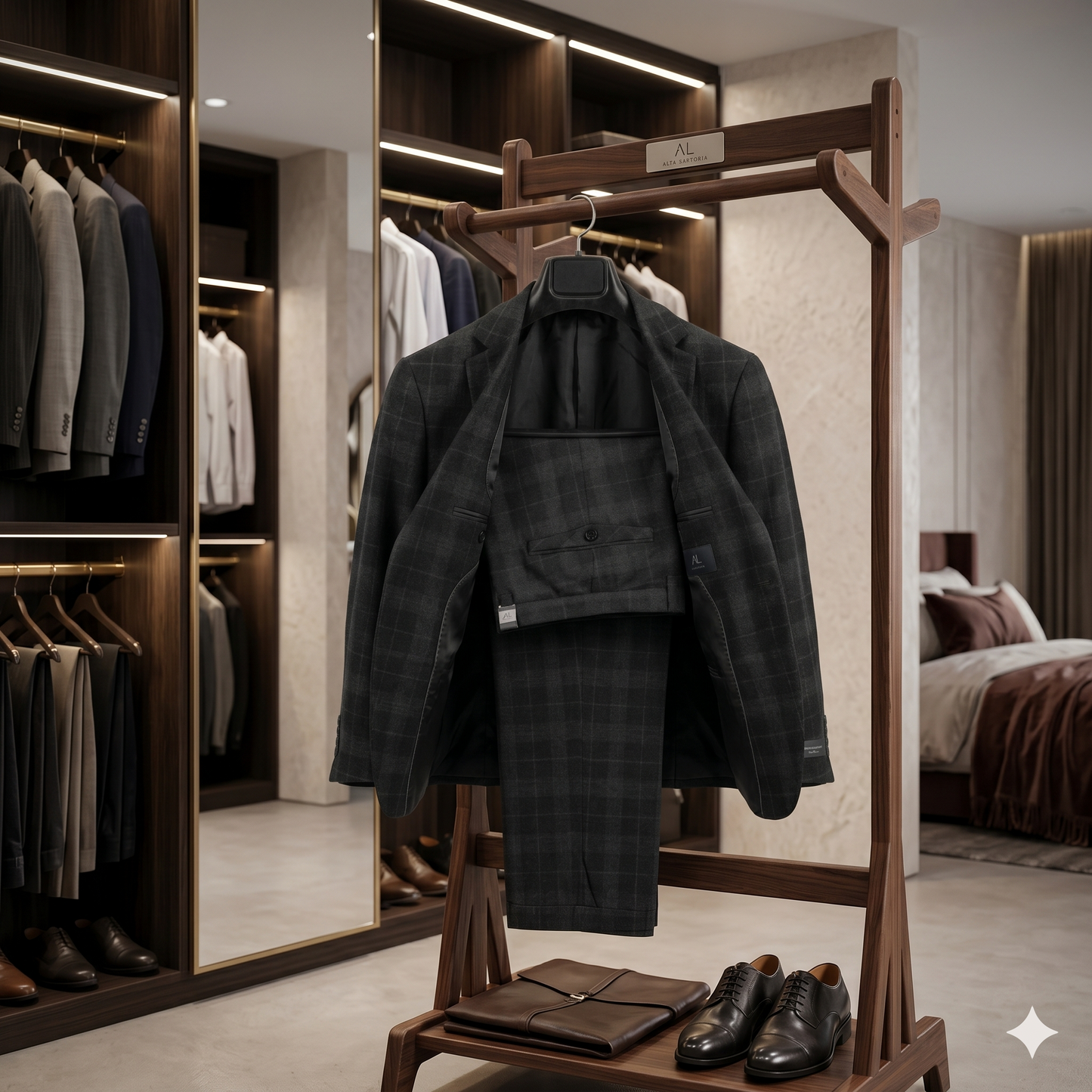 Ganchos de Plástico para Traje · Set 10 piezas