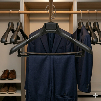 Ganchos de Plástico para Traje · Set 10 piezas