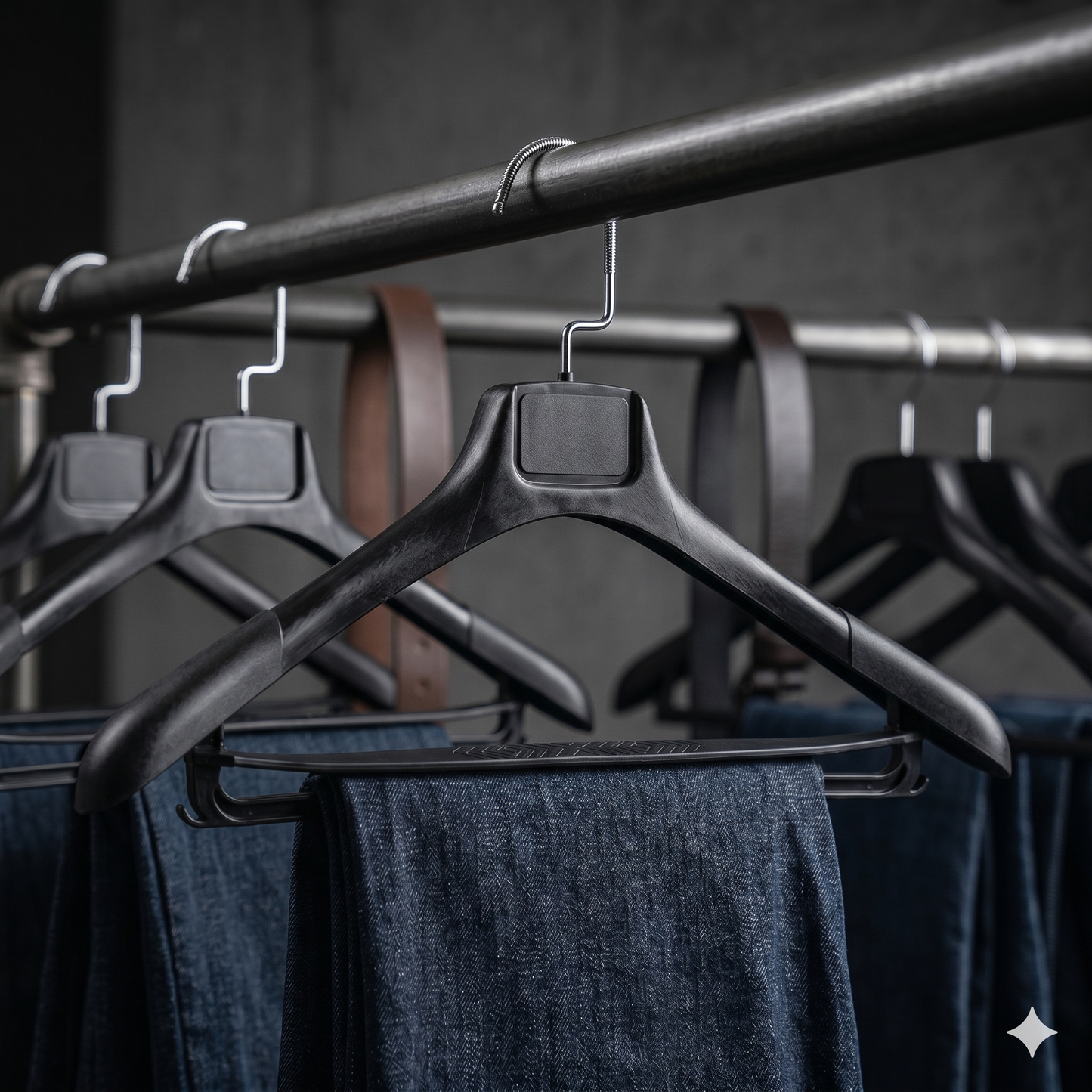 Ganchos de Plástico para Traje · Set 10 piezas