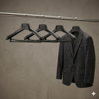 Ganchos de Plástico para Traje · Set 10 piezas
